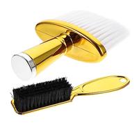 FRCOLOR 2pezzi Spazzole Per Pulizia Capelli Dopo Taglio Made of Robust Material Smooth Head Design Comfortable Handle for Hair Salon and Personal Use