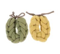 FRCOLOR 2pezzi Spugne Doccia Luffa Per Esfoliazione Per Per La Del e Relax Colori Ginger e Matcha