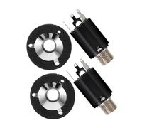 FRCOLOR 2sets Cavo Jack per Chitarra Elettrica Presa di Uscita Piastra per Presa Elettronica Accessorio per Chitarra Compatibile con Strumenti Musicali Standard