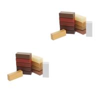 FRCOLOR 2sets Cera Per Riparazione Graffi Su Pavimenti Legno e Laminato Kit Completo Per Restauro Rapido e Facile Di Superfici Danneggiate Per Ogni Esigenza Di Riparazione e Finitura