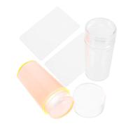 FRCOLOR 2sets Stamper Per Nail Art Con Raschietto Kit Per Stamping Unghie Trasparenti Facile Da Usare e Leggero Adatto Unghie Naturali e Artificiale