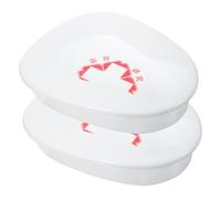 FRCOLOR 2st Anziani Letto Padella, Orinatoia, Pan per Uinatrio, Padella, Uinatoio, Padella, Anziani Pipi, Padella, Per Legato a letto, Bianco Viaggio Toilette Maschio