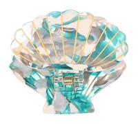 FRCOLOR 3 fermagli per capelli a forma di conchiglia, clip per capelli per capelli da spiaggia, clip per capelli da donna
