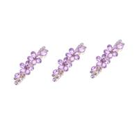 FRCOLOR 3 Fermagli Per in Metallo Per Donne Fermaglio Per Con Doppio Fiore Fermaglio Per Con Strass Accessori Per Lo Styling