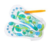 FRCOLOR 3 paia di calzini per massaggio ai piedi, per uomini, coppie, calzini da donna, morbidi per massaggiare riflessologia, calzini per uomo e donna, rotella di scorrimento