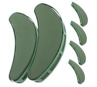 FRCOLOR 3 Paia Supporto per Composizioni Floreali a Mezzaluna in Schiuma Verde con Base Antiscivolo, Design Raffinato e Finitura Opaca, per Bouquet Artificiali e Fiori Freschi