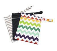 FRCOLOR 3 Pannolini Riutilizzabile con Cerniera Organizer Portatile per per Viaggi e Attività Outdoor per Cosmetici e Accessori