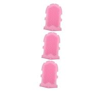 FRCOLOR 3 pezzi 2 guanti da bagno spazzola massaggiante per il corpo del bambino, spazzola massaggiante per uomini, spazzola per peeling, spazzola in silicone, spazzola per il corpo pulita