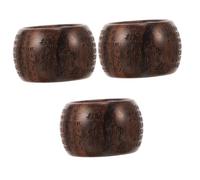 FRCOLOR 3 Pezzi Anello Di Legno Anello Per Il Pollice Furgone Gioielli Da Donna Le Donne Suonano Gioielli Accessorio Per Le Dita Anello Più Fine in Legno Anello Dito Di Moda