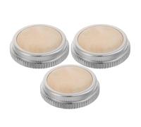 FRCOLOR 3 pezzi Basi Pulsanti per Tromba con Intarsio in Madreperla e Chiusura a Scatto Parti Resistenti per Sostituzione Rapida e Fissaggio Sicuro per Trombetta Manuale