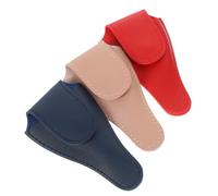 FRCOLOR 3 pezzi Custodia Protettiva per Forbicine Manicure in PU Resistente Portaforbici Leggero e per Forbici Cuticole e Strumenti Unghie