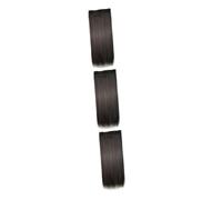 FRCOLOR 3 Pezzi Di Extension Per Lisci 5 Clip Parrucca Da Donna Prodotto Di Marca Umana Pezzi Di Finti Finti Artificiali Per Donna