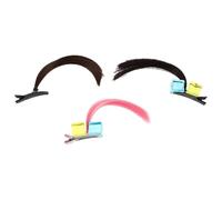 FRCOLOR 3 Pezzi Fermagli per Parrucca a Becco D'anatra Kawaii in Stile Cartone Animato, Clip Laterali Leggere e Antiscivolo per Cosplay e Feste Anime, Accessori per Chioma Divertenti e