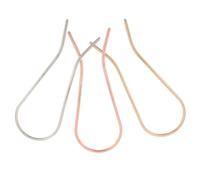 FRCOLOR 3 Pezzi Forcina a Forma Di u Pettine Riparare Un Appartamento Forchette Per Per Spessi Perni Per Per Lo Styling Bastoncino Per Lega Di Zinco