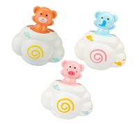 FRCOLOR 3 pezzi Giochi da Bagno per Animali Spruzzanti Giocattoli Galleggianti in Abs Sicuri con Spruzzo d Acqua Divertenti per Vasca e Bagnetto Ragazzo Ragazza