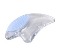 FRCOLOR 3 Pezzi Gua Sha Board Con Piastra Di Raschiatura in Cristallo Bordi Lisci in Resina Per Una Terapia Di Raschiatura Sicura Con Funzione Luminosa