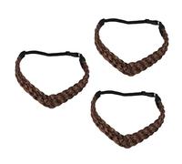 FRCOLOR 3 pezzi intrecciati a cinque fili intrecciati per capelli da donna, per libri di ciglia, accessorio per capelli, per feste, intrecciato, trecce, manuale