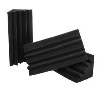 FRCOLOR 3 Pezzi Pannelli Bass Trap in Spugna per Isolamento Acustico Efficiente, Trappola per Basse Frequenze, Adatti per Studi di Registrazione e Sale Cinematografiche, Colore Nero