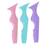 FRCOLOR 3 Pezzi Righello di bellezza in silicone matita per gli occhi piegaciglia elettrico bigodini Gel makeup kit make up kit aiuto per il disegno del rossetto rifornimenti della ragazza