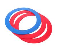 FRCOLOR 3 Pezzi Set di Anelli Bordi Lisci in Plastica Colorata da Giocoleria per Giocolieri e Principianti nei Giochi di Giocoleria e Spettacoli Teatrali
