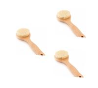 FRCOLOR 3 Pezzi Spazzola Per Doccia Per Il Corpo Maiale Raschietto Strumento Doccia Spazzola Per Il Corpo Piccolo Piatto Per La Caramella Sopracciglio Mascara Nero Borsa