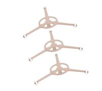 FRCOLOR 3 Pezzi Supporto per Piatto Girevole per Microonde Resistente al Calore con Base Stabile per Sostituzione e Uso Quotidiano in Cucina