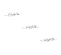 FRCOLOR 3 Pz diadema di cristallo da sposa accessori acconciature sposa accessori per acconciature sposa copricapo da sposa per il matrimonio copricapo da sposa per matrimonio lega Silver