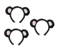 FRCOLOR 3 Pz fascia dell'orecchio dell'orso fasce per cuore tenero Accessori per concerti Cerchietti per ragazze bandana vestiti fascia per animali accessorio per