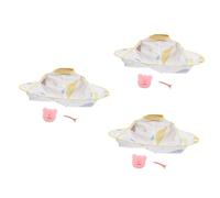 FRCOLOR 3 Pz Panno Da Barbiere Per Bambini Mantella Per Taglio Di Mantello Per Bambini Mantello Da Barbiere Grembiule Pieghevole Bambino Che Fa i Primi Passi Fibra Di Poliestere