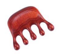 FRCOLOR 3 Pz Pettine Da Massaggio Massaggiatori Pettine Arricciacapelli Mini Pettini Corpo Massaggiatore Tessuto Bastoni Manuale Rottame Kit Shampoo Dito Mano Sandalo Brown