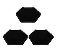 FRCOLOR 3 Pz Spazzola da bagno in silicone doccia scrubber per il viso corpo vasca da bagno spugne spazzola per la testa strumento da bagno scrub massaggio lavabo Accessori spugna bambino