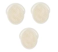 FRCOLOR 3 Pz Spazzola Per Shampoo in Silicone Massaggio Del Cuoio Capelluto Spazzola Da Bagno Per Baby Shower Shampoo Pettine Uomo Nutrire Bambino Gel Di Silice Bianca Pettine Per Shampoo