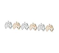 FRCOLOR 3 Set Accessori Per Il Cuore Delle Foglie Pin Del Risvolto Heartbrooch Spilla Da Scialle Spille Di Organi Umani Spilla in Metallo Spille Per L'abbigliamento Lega 2 Pezzi*3