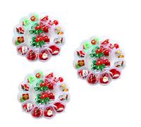 FRCOLOR 3 Set accessori per ragazza fermacapelli natalizi accessori per per neonati fermagli per per ragazze fermaglio per di natale copricapo per bambini