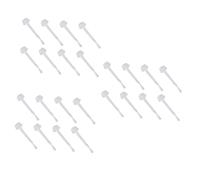 FRCOLOR 3 Set Da 100 Pezzi Di Pennelli Per Immersione Per Unghie Pennelli Per Liquidi Di Ricambio Per Smalto Bianco Per Nail Art Efficiente