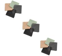 FRCOLOR 3 Set Di Borse in Pelle Con Chiusura Magnetica Per Cosmetici Da Viaggio 4 Pezzi*3