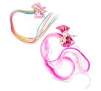 FRCOLOR 3 Set Di Fermagli Per Robusti Per Parrucche Per Bambini Accessori Per Feste Per Ragazze 2 Pezzi * 3