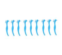 FRCOLOR 3 Set Di Spazzolini Da Denti Spazzola Per La Dei Denti Denti Finti Doppia Faccia Senza Manico 3 Pezzi*3