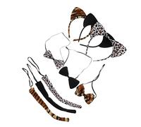FRCOLOR 3 Set fascia per orecchie di animale hallowen band scrunchies orecchie coniglietta strenne costume cosplay animale costume cosplay per feste costume da fascia per animali tessuto