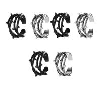 FRCOLOR 3 Set Retro Anello Di Ramo Collane Portafortuna Annata Fascino Turchese Ringlith Rings Giogielli Gioglielli Strenne Decorazione Dell'anello Di Dito Anello Creativo Lega 2 Pezzi * 3