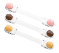 FRCOLOR 3 Sicurezza Serrature Armadi e Finestre Blocca Sportelli Protettivo Antipizzicamento Chiusura e Facile Usare