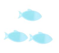 FRCOLOR 3 spazzole massaggianti a forma di pesce, spazzola in silicone, spazzola per il viso, spazzola per la pulizia del corpo, spazzola per il bagno, accessori da bagno, spazzola per il bagno,