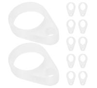 FRCOLOR 30 Pezzi Anelli in Silicone per Apparecchi Acustici, Accessori Resistenti per Anziani e Assistenti, Anello di Sicurezza Anti-perdita e Anti-usura
