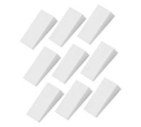 FRCOLOR 30 Pezzi Spugna per Fondotinta Geometrica Bianca, Applicatore Make Up per Polvere e Crema, Resistente e Bagnata o Asciutta, per Saloni di Bellezza e Casa