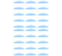 FRCOLOR 30paia Eyelash Perming Pads Silicone Makeup Tools for Lifting and Curling Lashes for All Eye Shapes