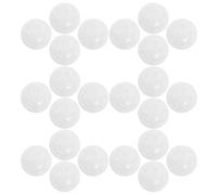 FRCOLOR 30pezzi Bianco Inserti Sonaglio per Giocattoli per Ragazzo Ragazza Ragazza Sfera Sonaglio Inserti per Giocattoli per Animali Domestici in Plastica Campanelle Vibranti