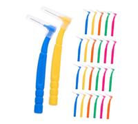 FRCOLOR 30pezzi Spazzolino Interdentale Da Leggero e Portatile Per Pulizia Ortodontica Spazi Interdentali e Denti Del Giudizio Uso in Famiglia e Viaggio