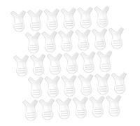 FRCOLOR 30pezzi Y-shape Eyelash Lifting Tool Plastic Eyelash Extension Supplies Transparent Color Ergonomic Brush Design Suitable for All Eye Shapes Safe and Practical for Home and Salon u
