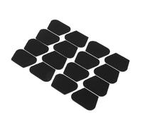 FRCOLOR 32 Pezzi Adesivi Antiscivolo per Plettri da Chitarra in Gomma Nera Autoadesivi per Maggiore Stabilità Compatibili con Chitarre Elettriche e Acustiche Facili da Installare