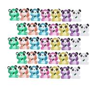 FRCOLOR 35 Miniature Panda in Resina Luminescenti Decorazioni da Giardino e Casa Sculture Animali Notturne per Micro Paesaggio e Desktop Compatti e Resistenti
